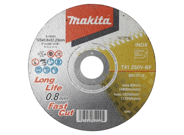 Makita E-22953 Kappskive 125x0,8mm 