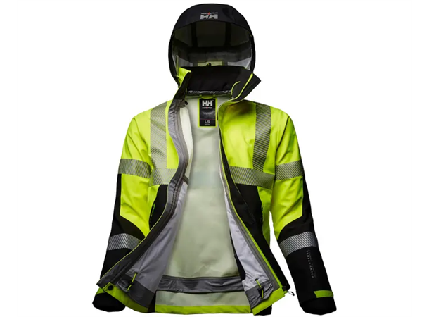 Helly Hansen ICU Shell Jacket Yellow M Skalljakke med god synlighet 
