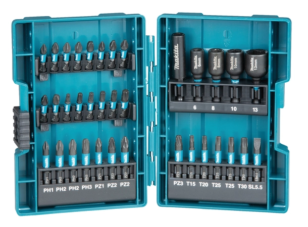 Makita B-66880 Bitssett 35 deler 1/4" 