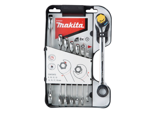 Makita B-65523 Skrallenøkkel 8-19mm 