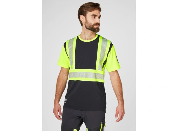 Helly Hansen ICU T-Shirt 369 Yellow XXL T-skjorte som gir synlighet og komfort 