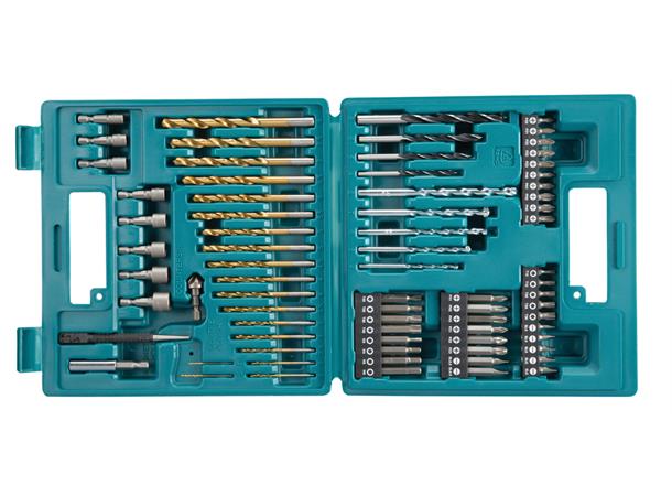 Makita B-49373 Bor og Bitssett 75 deler