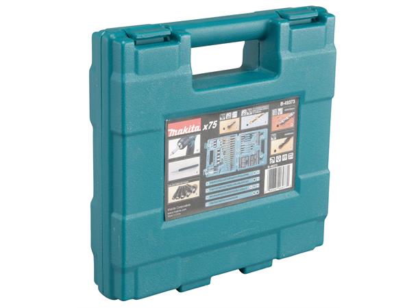 Makita B-49373 Bor og Bitssett 75 deler