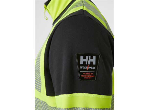 Helly Hansen ICU jakke med glidelås XL Komfortabel og synlighetssertifisert