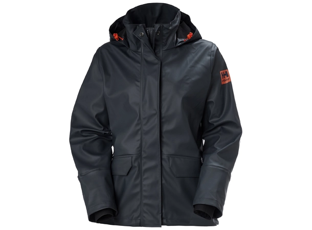 Helly Hansen Luna Regnjakke S God og myk jakke i navy til dame 