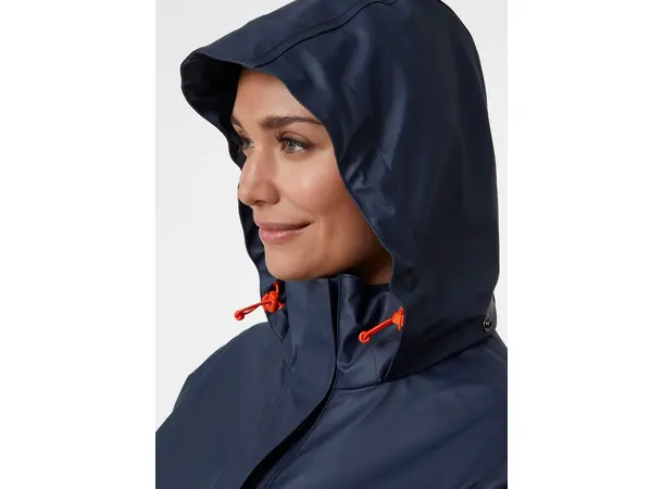 Helly Hansen Luna Regnjakke S God og myk jakke i navy til dame 