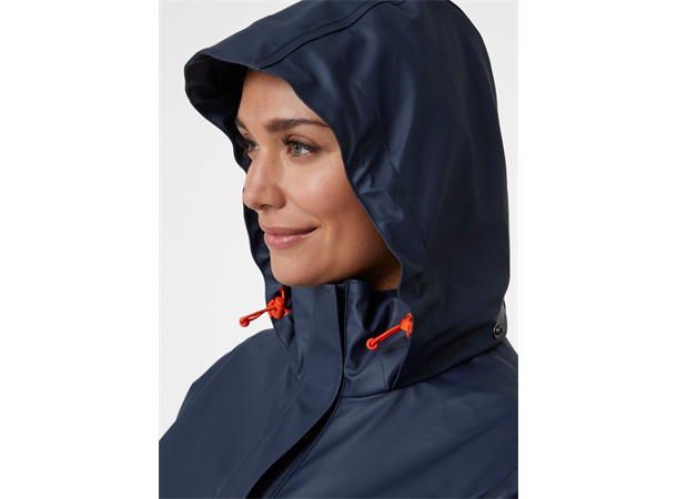 Helly Hansen Luna Regnjakke S God og myk jakke i navy til dame