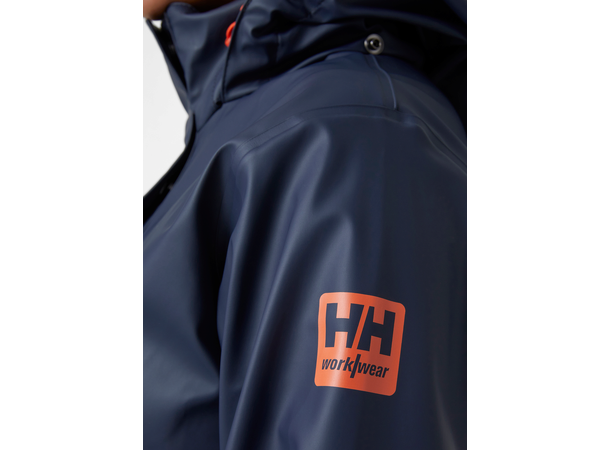 Helly Hansen Luna Regnjakke S God og myk jakke i navy til dame 