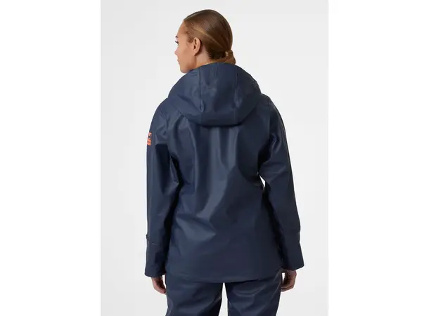 Helly Hansen Luna Regnjakke S God og myk jakke i navy til dame 