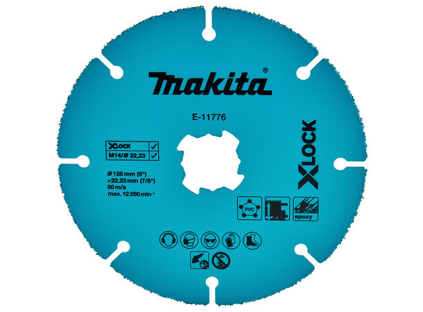 Makita E-11746 CarbideMulti 125mm X-lock
