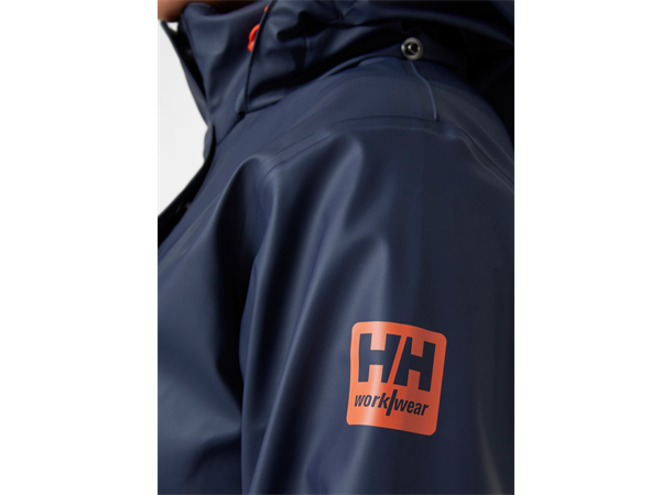 Helly Hansen Luna Regnjakke M God og myk jakke i navy til dame