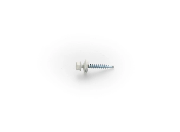 Kombi Borskrue 4,8x60 hvit RAL 9010 