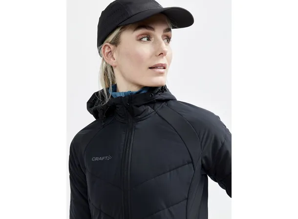 Craft Adv Explore Hybrid Jacket W Black Lett og myk vårjakke for dame 