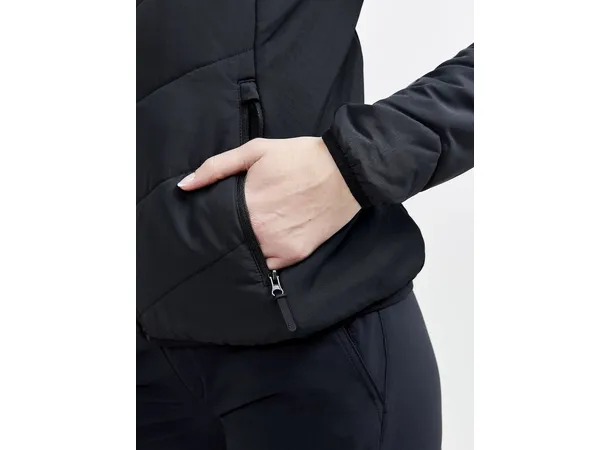 Craft Adv Explore Hybrid Jacket W Black Lett og myk vårjakke for dame 