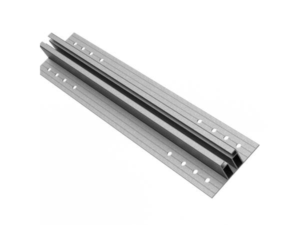 Bisol EasyMount ALU Skinne 80 x 370 Universal, med hull