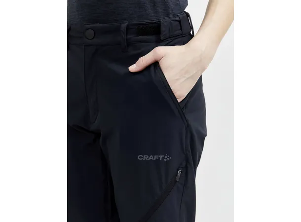 Craft Adv Explore Tech Pants W Black Avansert friluftsbukse til dame 