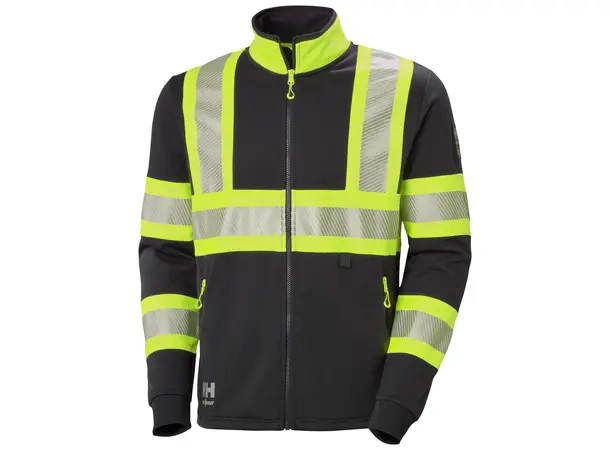 Helly Hansen ICU jakke med glidelås Komfortabel og synlighetssertifisert 