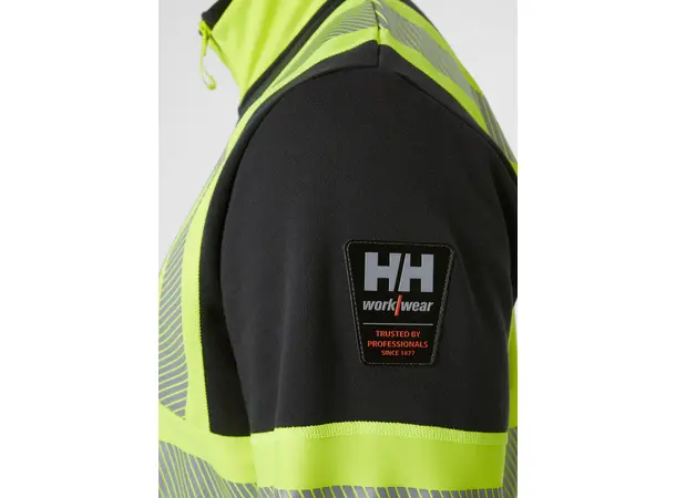 Helly Hansen ICU jakke med glidelås Komfortabel og synlighetssertifisert 
