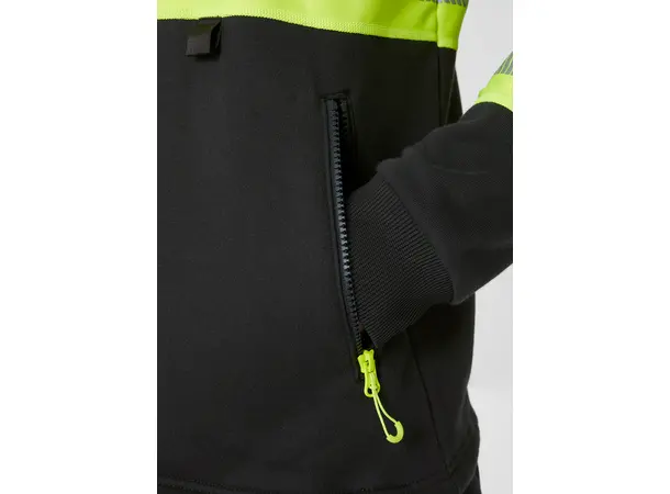 Helly Hansen ICU jakke med glidelås Komfortabel og synlighetssertifisert 