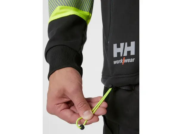 Helly Hansen ICU jakke med glidelås Komfortabel og synlighetssertifisert 