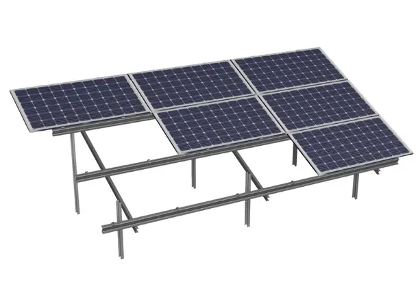 Budmat FWD1 HMM 3x3 Monteringsstativ for solceller 