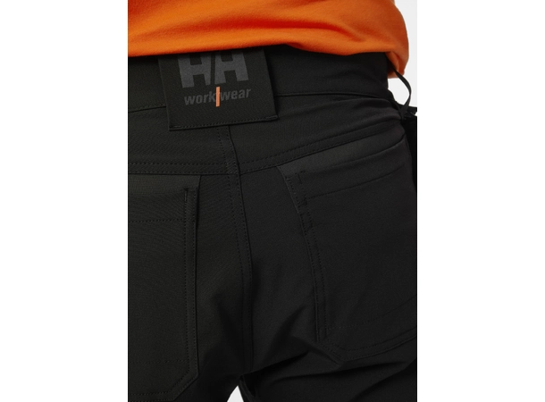 Helly Hansen Kensington Pant Svart Lett og ekstremt slitesterk arbeidsbukse 