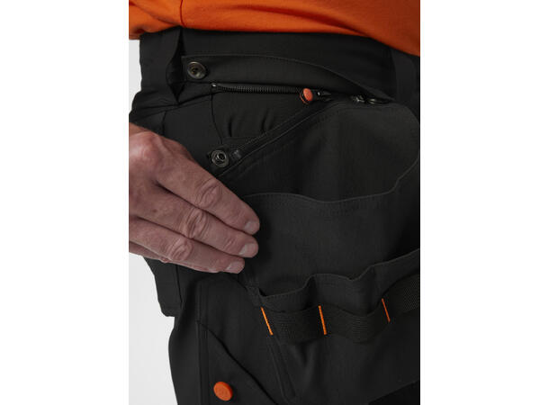 Helly Hansen Kensington Pant Svart Lett og ekstremt slitesterk arbeidsbukse 
