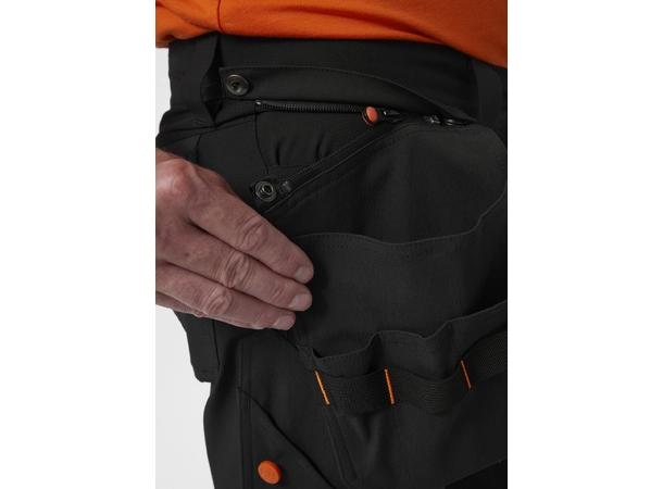 Helly Hansen Kensington Pant Svart Lett og ekstremt slitesterk arbeidsbukse 