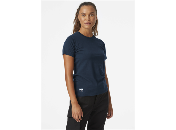 Helly Hansen Manchester T-Skjorte XL Klassisk t-skjorte i navy til dame
