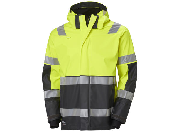 Helly Hansen Alna Hi Vis Regnjakke L Synlig, vanntett og lett