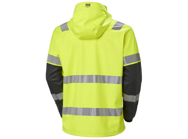 Helly Hansen Alna Hi Vis Regnjakke L Synlig, vanntett og lett 