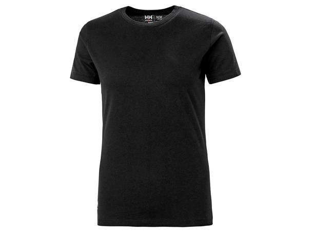 Helly Hansen Manchester T-Skjorte Klassisk t-skjorte i svart til dame