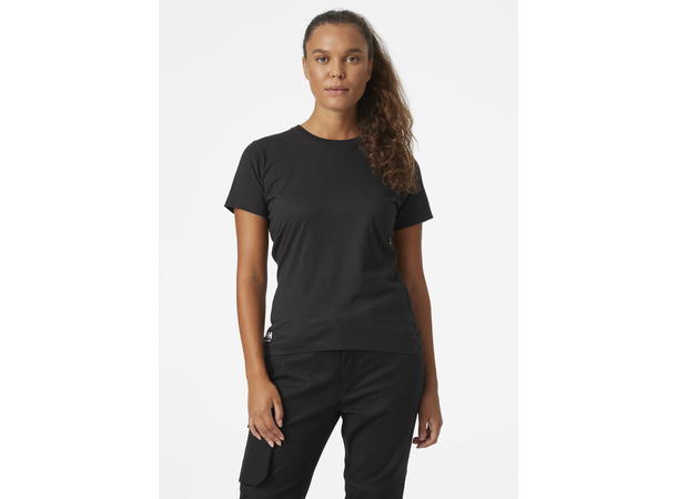 Helly Hansen Manchester T-Skjorte Klassisk t-skjorte i svart til dame 