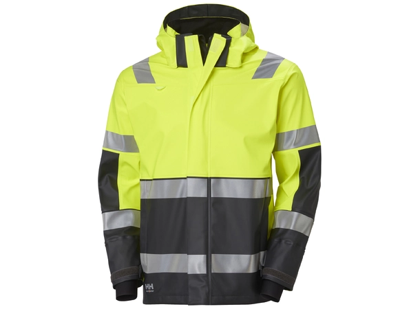 Helly Hansen Alna Hi Vis Regnjakke XXL Synlig, vanntett og lett 