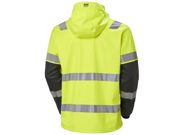 Helly Hansen Alna Hi Vis Regnjakke XXL Synlig, vanntett og lett 
