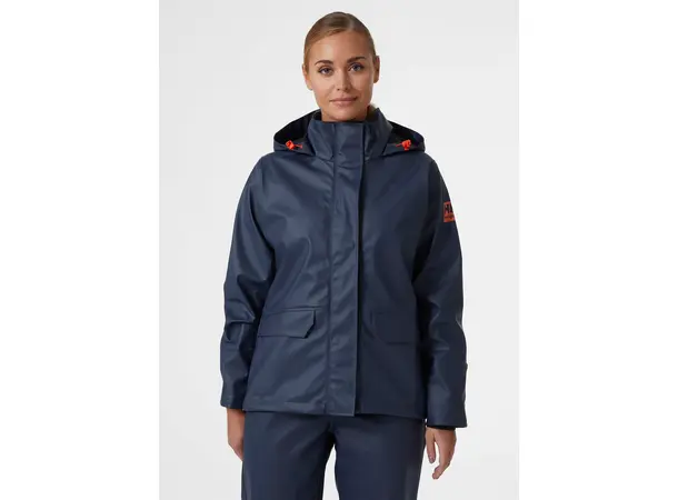 Helly Hansen Luna Regnjakke God og myk jakke i navy til dame 