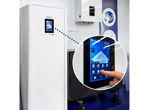 NØRDIS ULTIMA MONO,40 kW, R290 Luft-vann varmepumpe med R290 