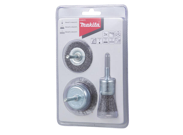 Makita D-66070 Stålbørstesett