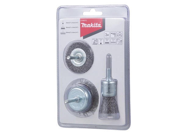 Makita D-66070 Stålbørstesett 