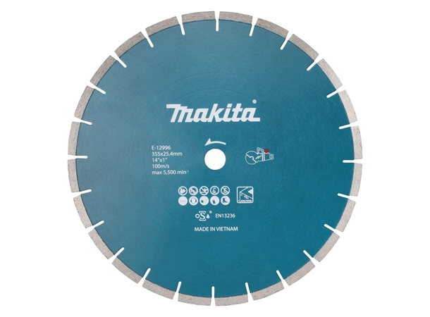 Makita E-12966 Diamantblad 355mm 355 X 25,4 X 8,0mm 