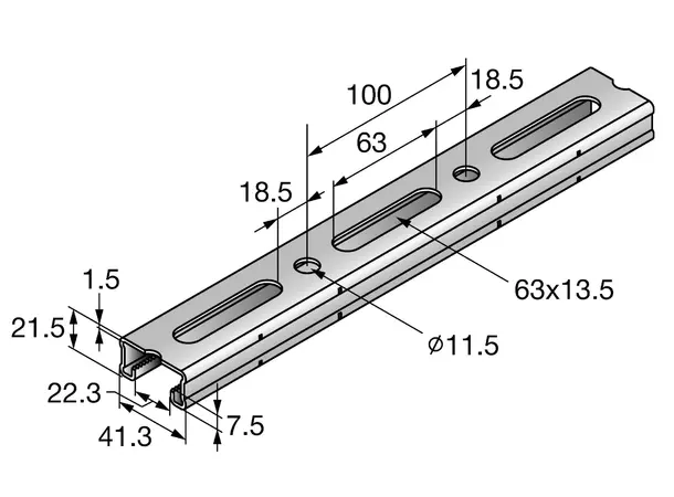 Hilti Skinnesystem Skinneskjøt MQV-P4-F 