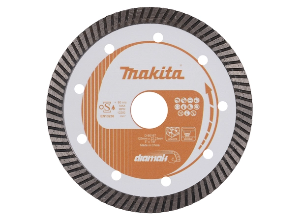Makita D-80167 Diamantskive Økonomi Stei 125x22,23 