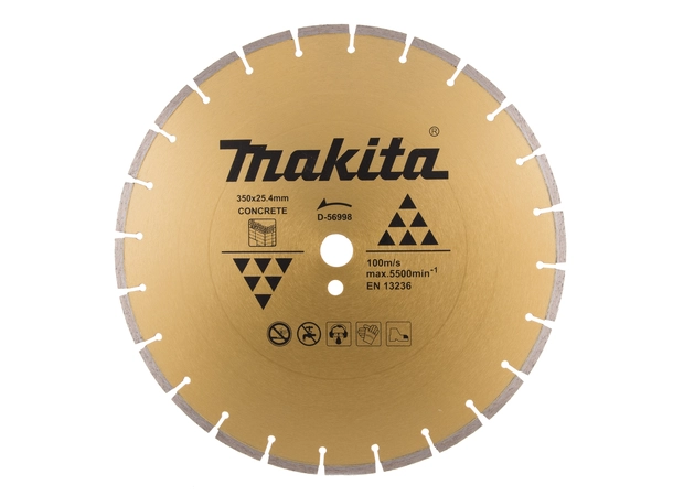 Makita D-56998 Diamantblad 350mm 350 X 25,4 X 7,5mm 