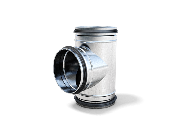 Hvitlakkert (9003) T-RØR Ø160-125