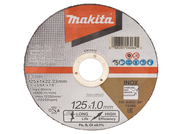 Makita E-03040-12 Kappeskive 125x112pk A4