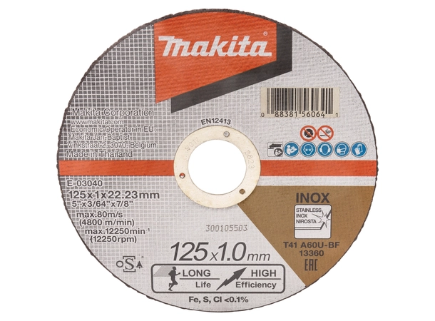 Makita E-03040-12 Kappeskive 125x112pk A4 