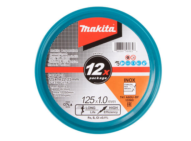 Makita E-03040-12 Kappeskive 125x112pk A4