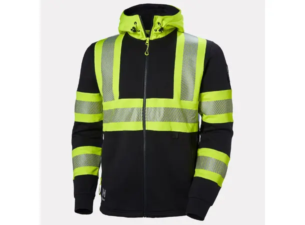 Helly Hansen ICU Zip Hoodie Hettejakke med glidelås, gul 