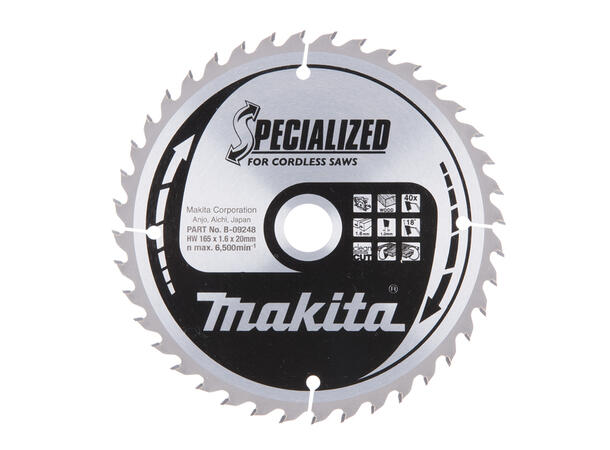 Makita B-69319 Sirkelsagblad Efficut Efficut T.C.T., 136 x 20 mm, 45 T