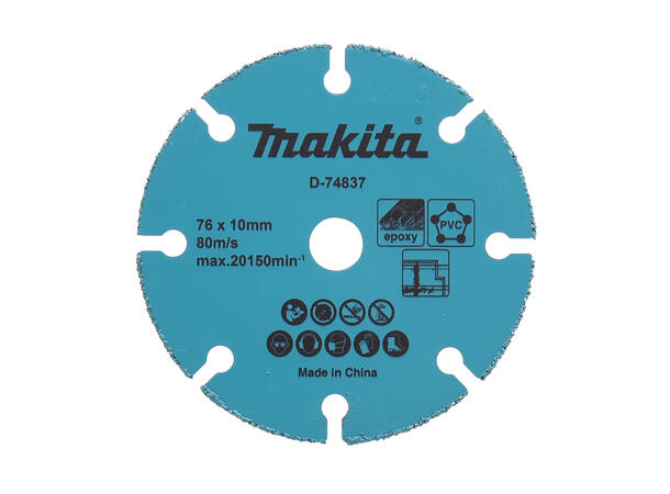 Makita D-74837 Tungsten Carbide Multi 76x10mm